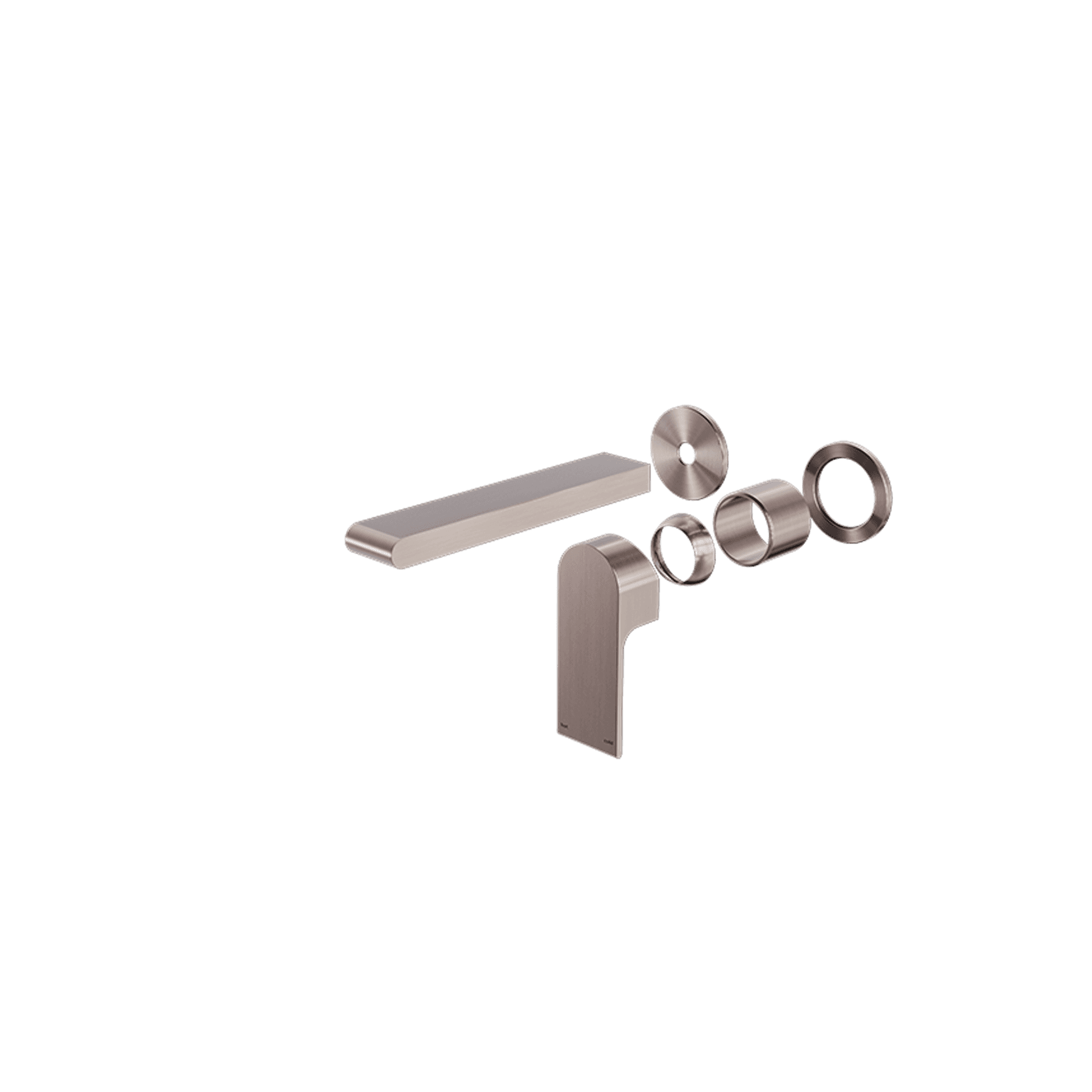 Bianca Basin/Bath Mixer Back Plate 230mm Trim Kits | Brushed Bronze