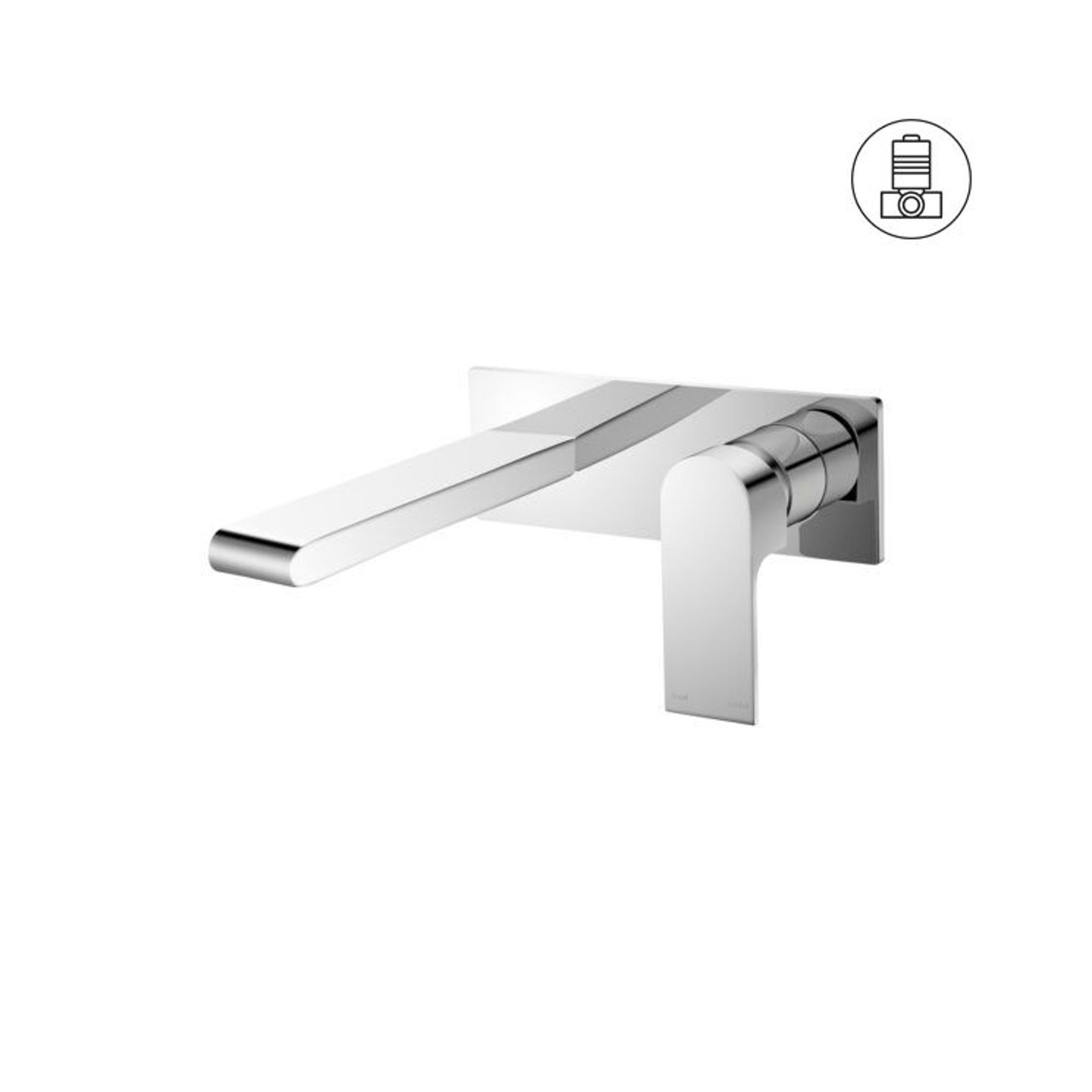 Bianca Wall Basin/Bath Mixer 187mm | Chrome