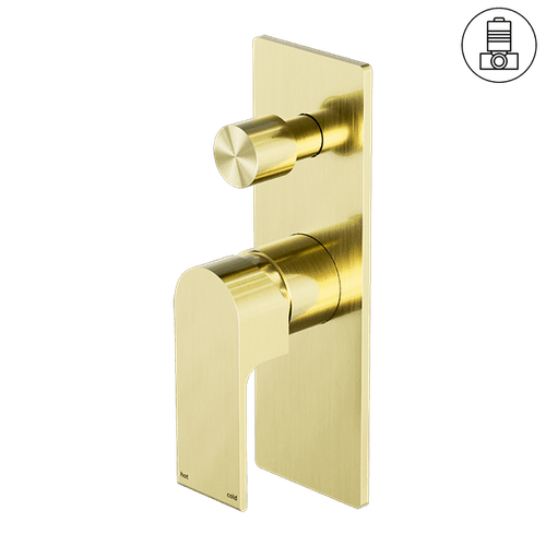 Bianca Shower Mixer & Divertor | Brushed Gold