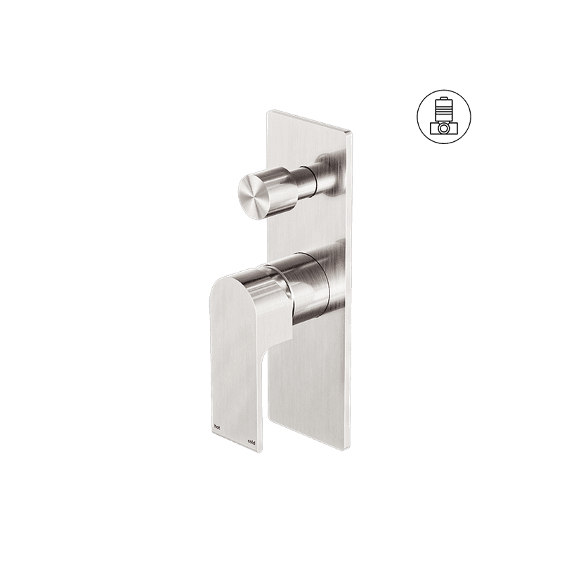Bianca Shower Mixer & Divertor | Brushed Nickel