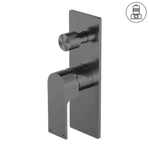 Bianca Shower Mixer & Divertor | Gun Metal