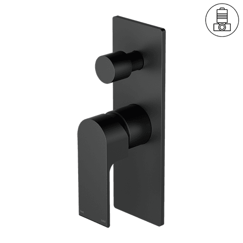 Bianca Shower Mixer & Divertor | Matte Black