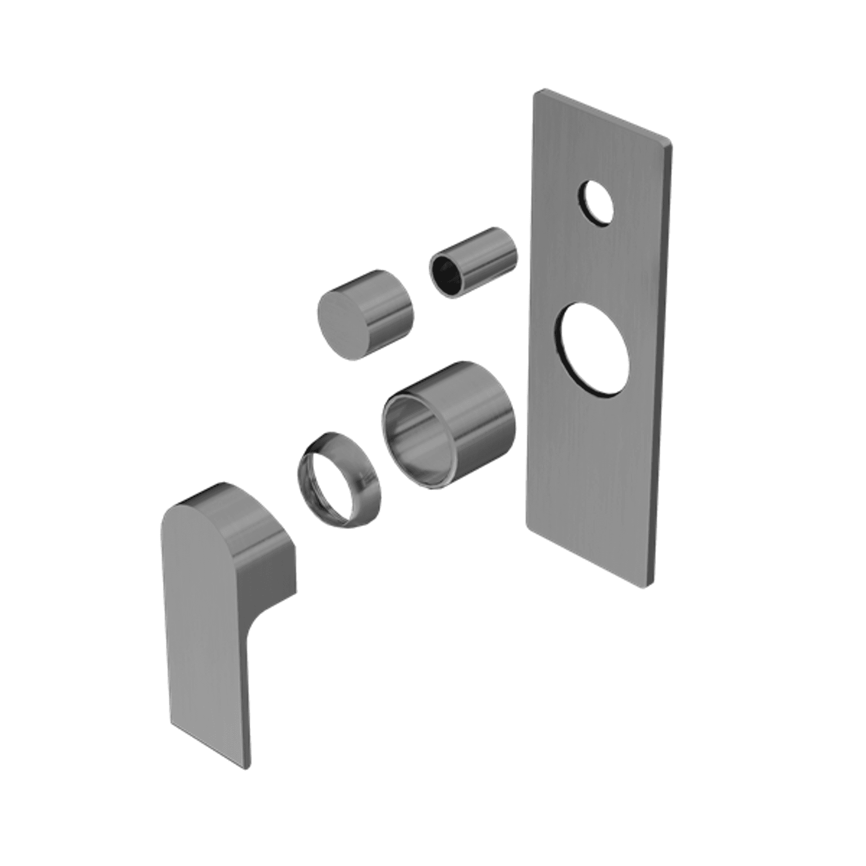 Bianca Shower Mixer & Divertor Trim Kits | Gun Metal