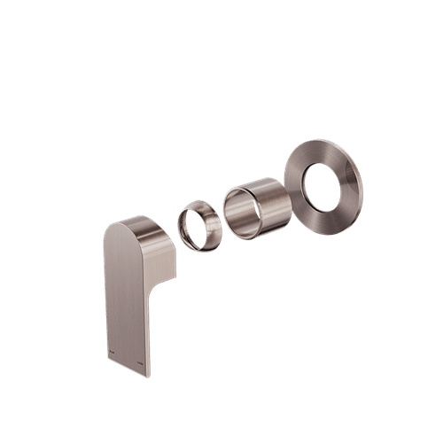 Bianca Shower Mixer 80mm Plate Trim Kits | Brushed Bronze