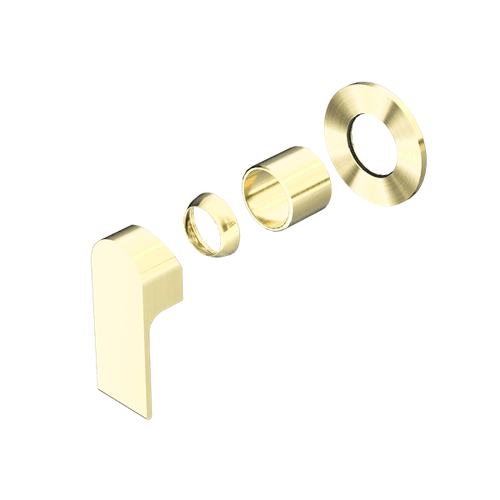 Bianca Shower Mixer 80mm Plate Trim Kits | Brushed Gold