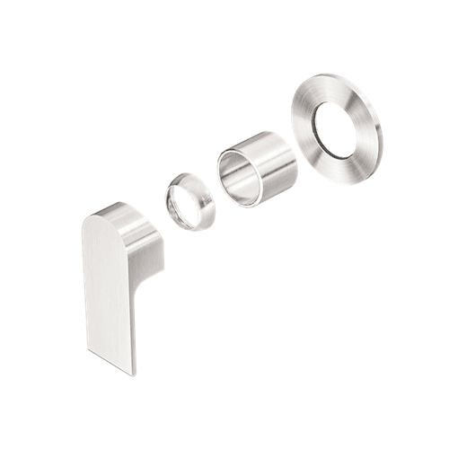 Bianca Shower Mixer 80mm Plate Trim Kits | Brushed Nickel
