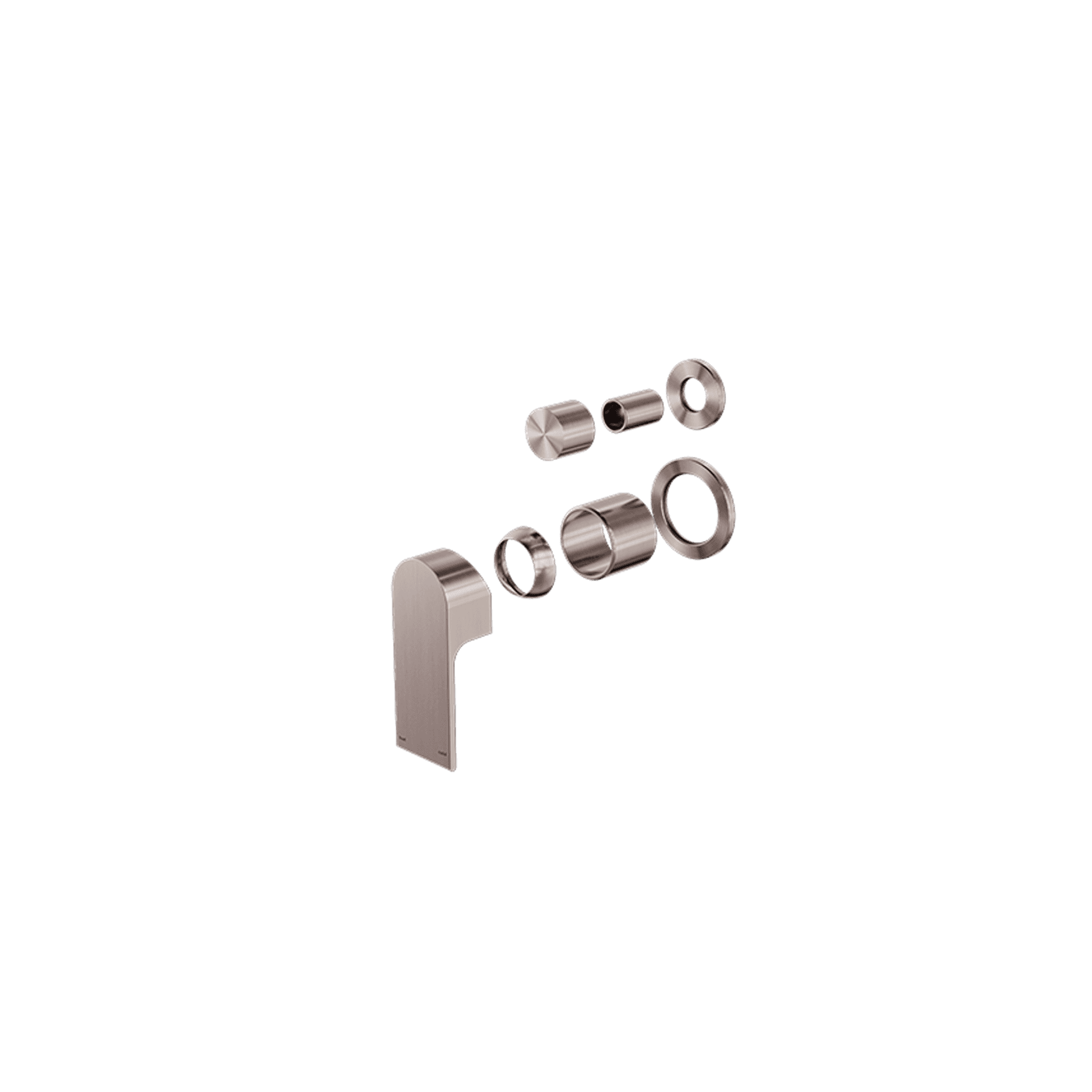 Bianca Shower Mixer & Divertor Back Plate | Brushed Bronze