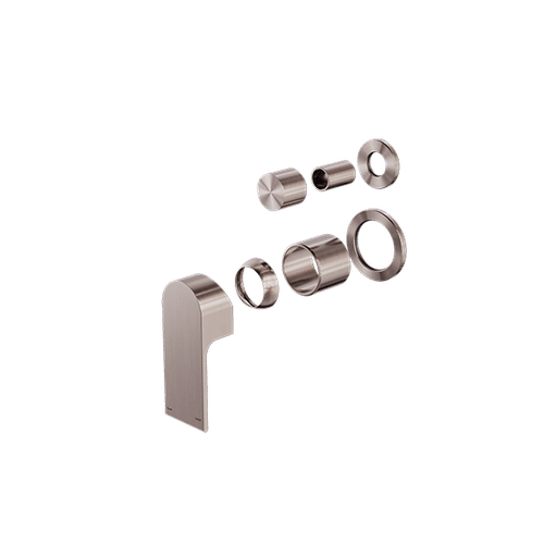 Bianca Shower Mixer & Divertor Back Plate | Brushed Bronze