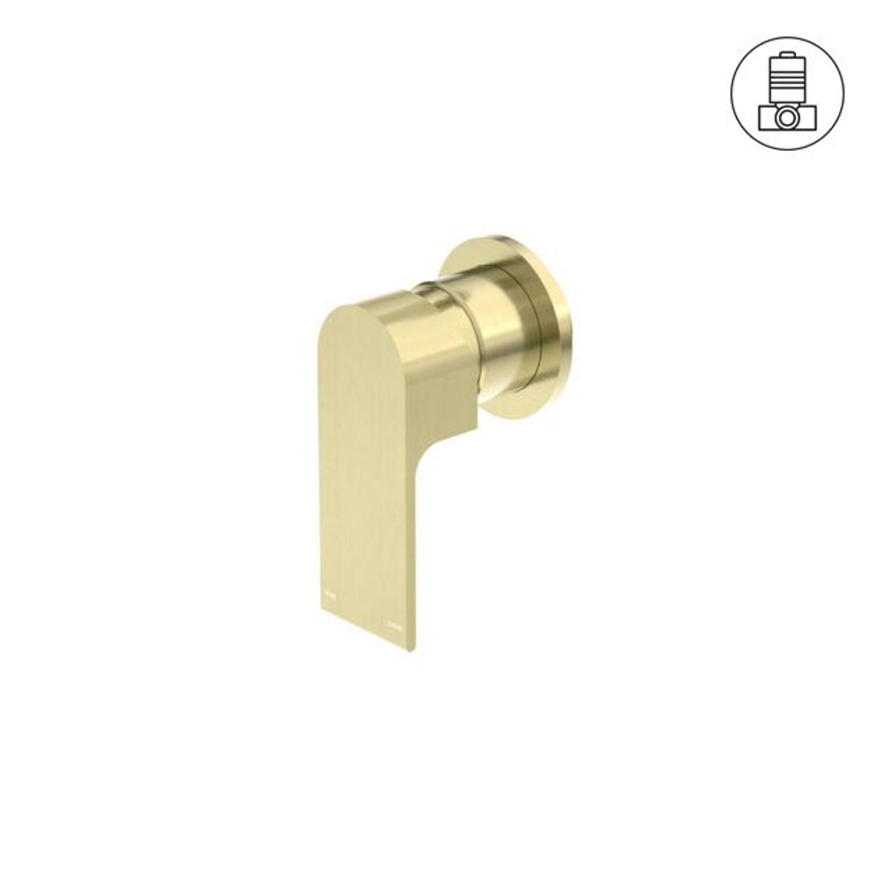 Bianca Shower Mixer 80mm Plate | Brushed Gold