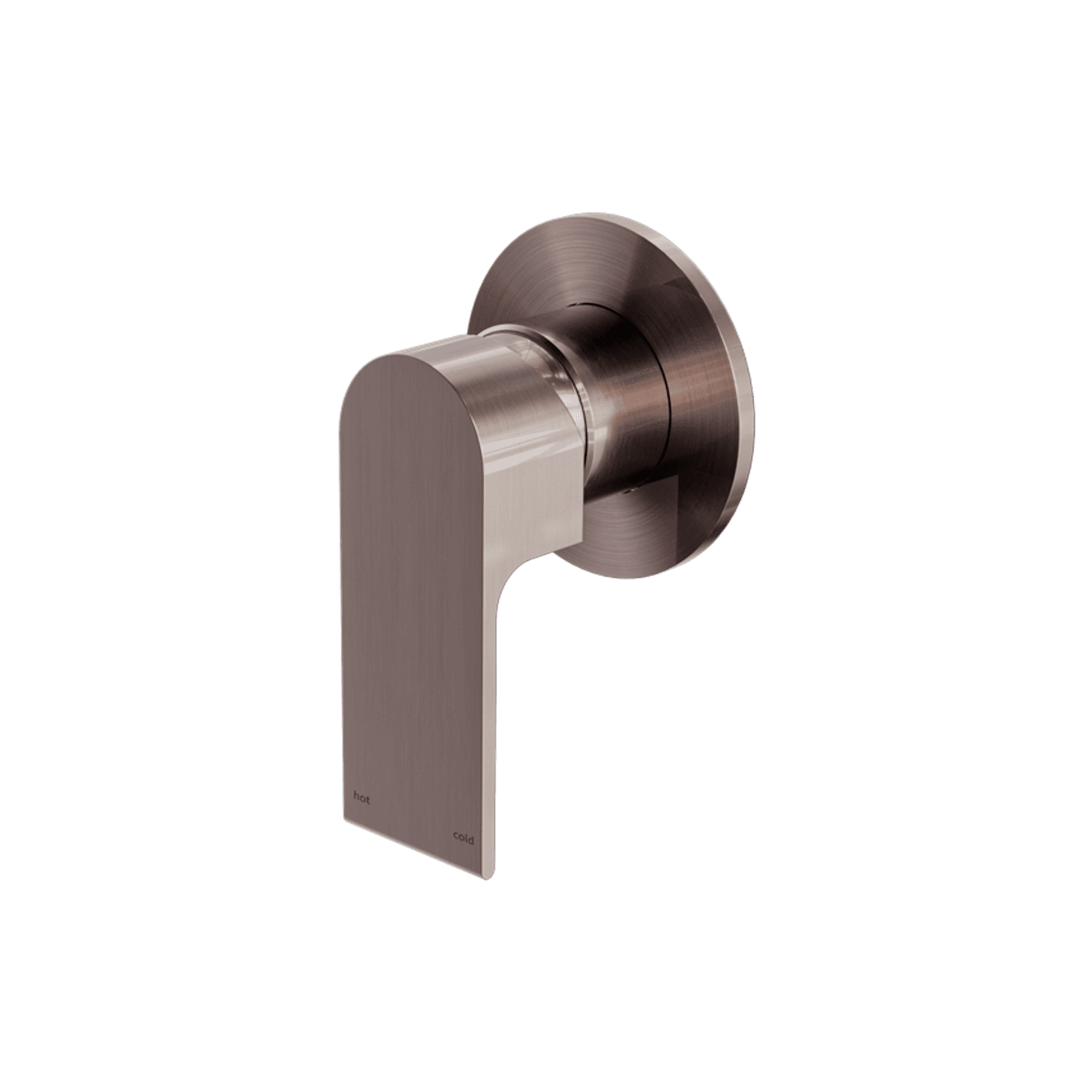 Bianca Shower Mixer 80mm Plate | Brushed Bronze
