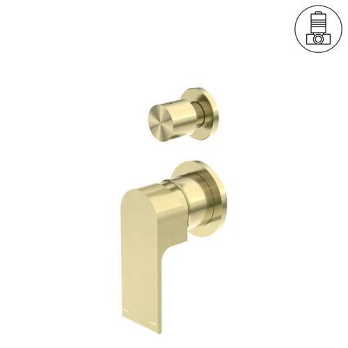 Bianca Shower Mixer & Divertor Back Plate | Brushed Gold