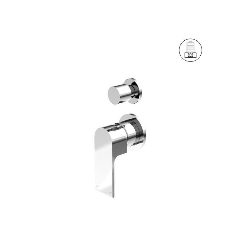 Bianca Shower Mixer & Divertor Back Plate | Chrome