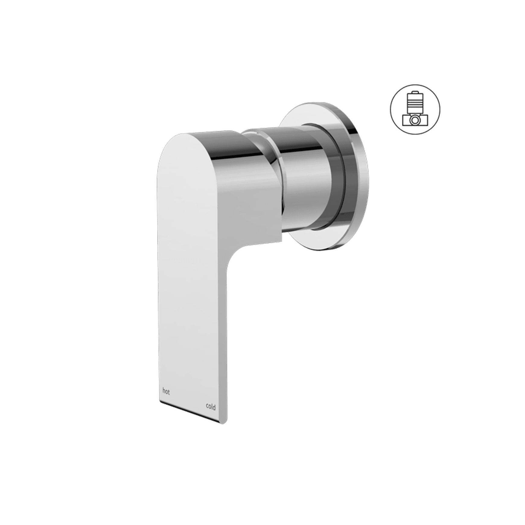 Bianca Shower Mixer 60mm Plate | Chrome