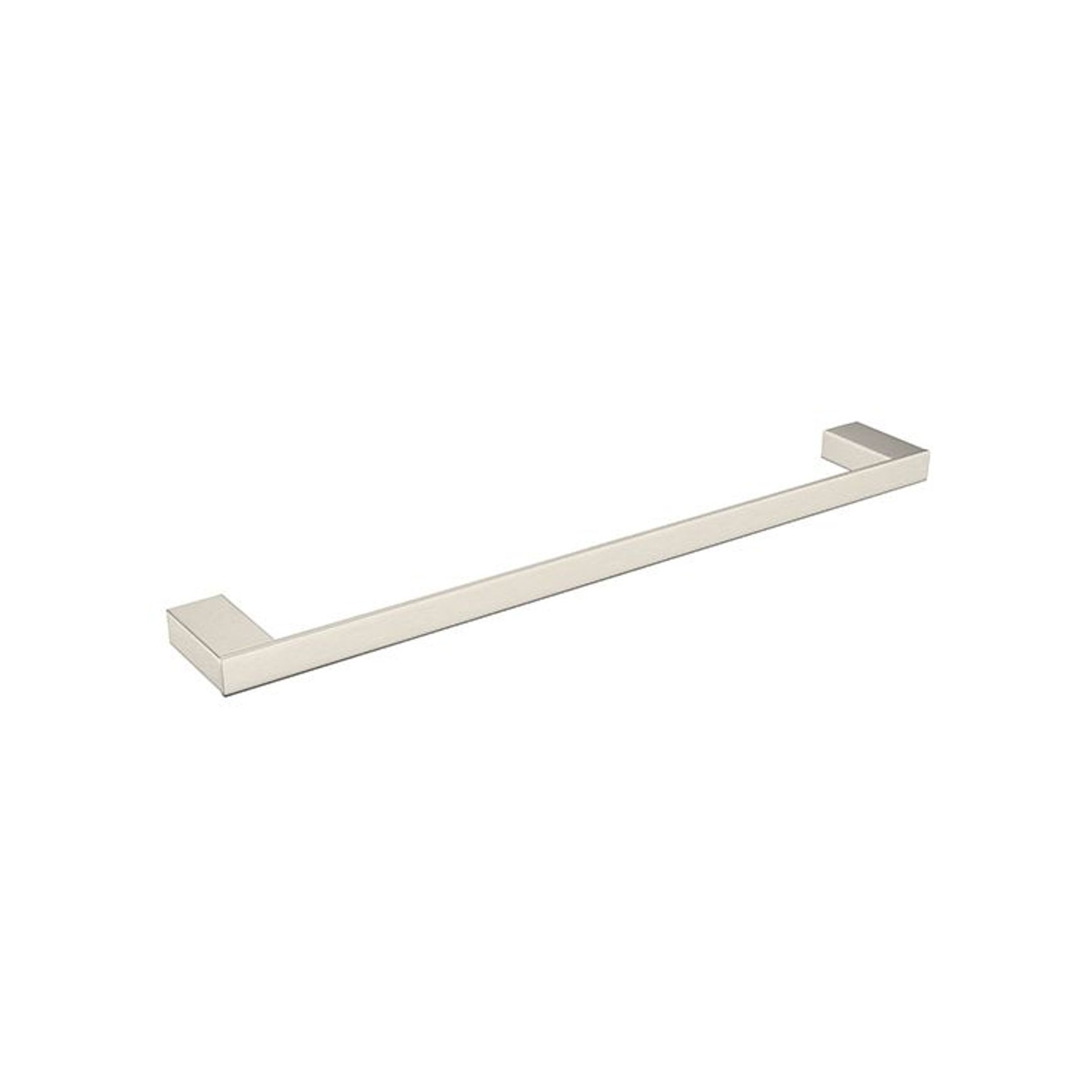 Celia Single Towel Rail 600mm Brushed Nickel