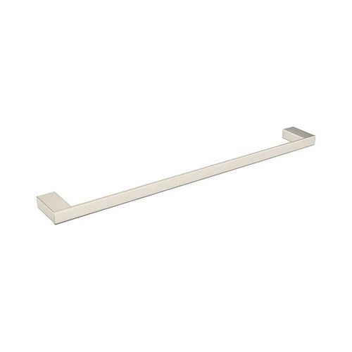 Celia Single Towel Rail 800mm Brushed Nickel