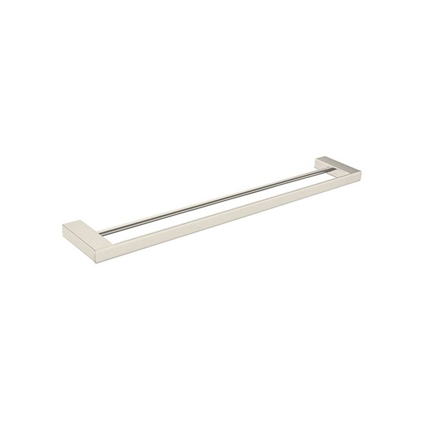 Celia Double Towel Rail 800mm Brushed Nickel