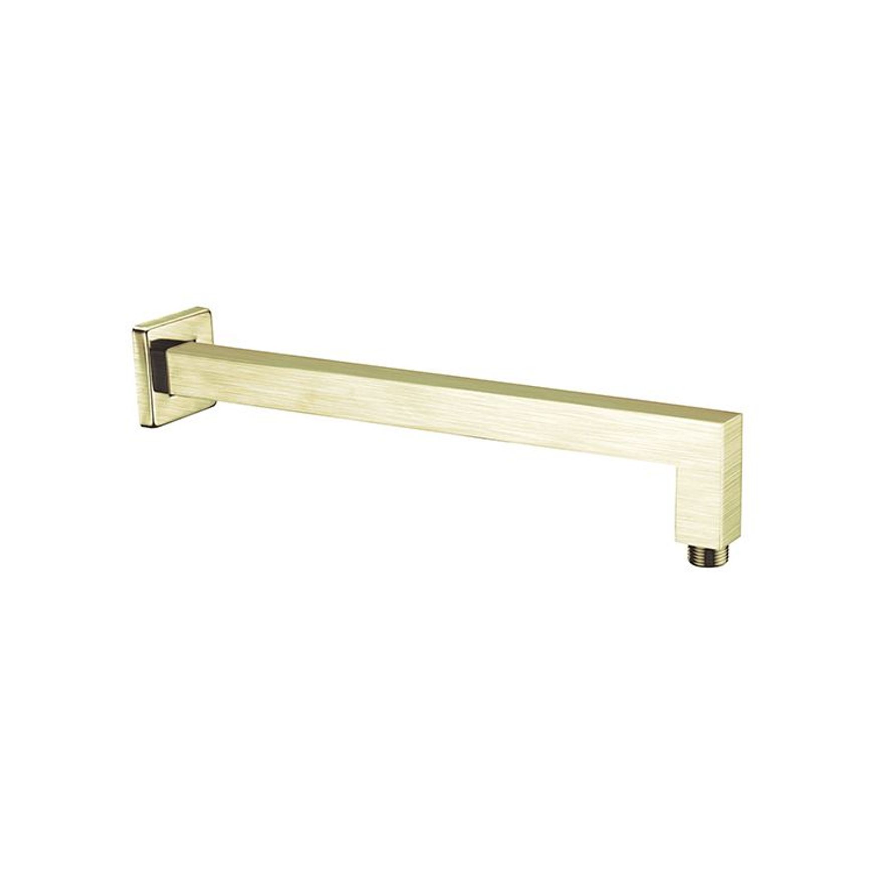 Square Shower Arm Brushed Gold