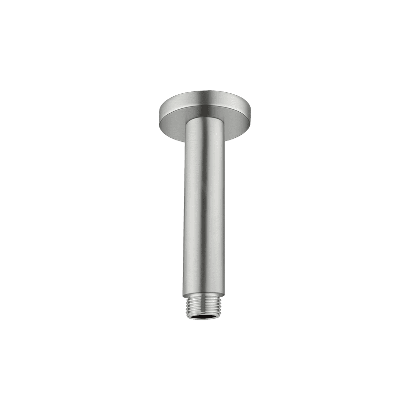 Round Ceiling Arm 100mm Length Brushed Nickel