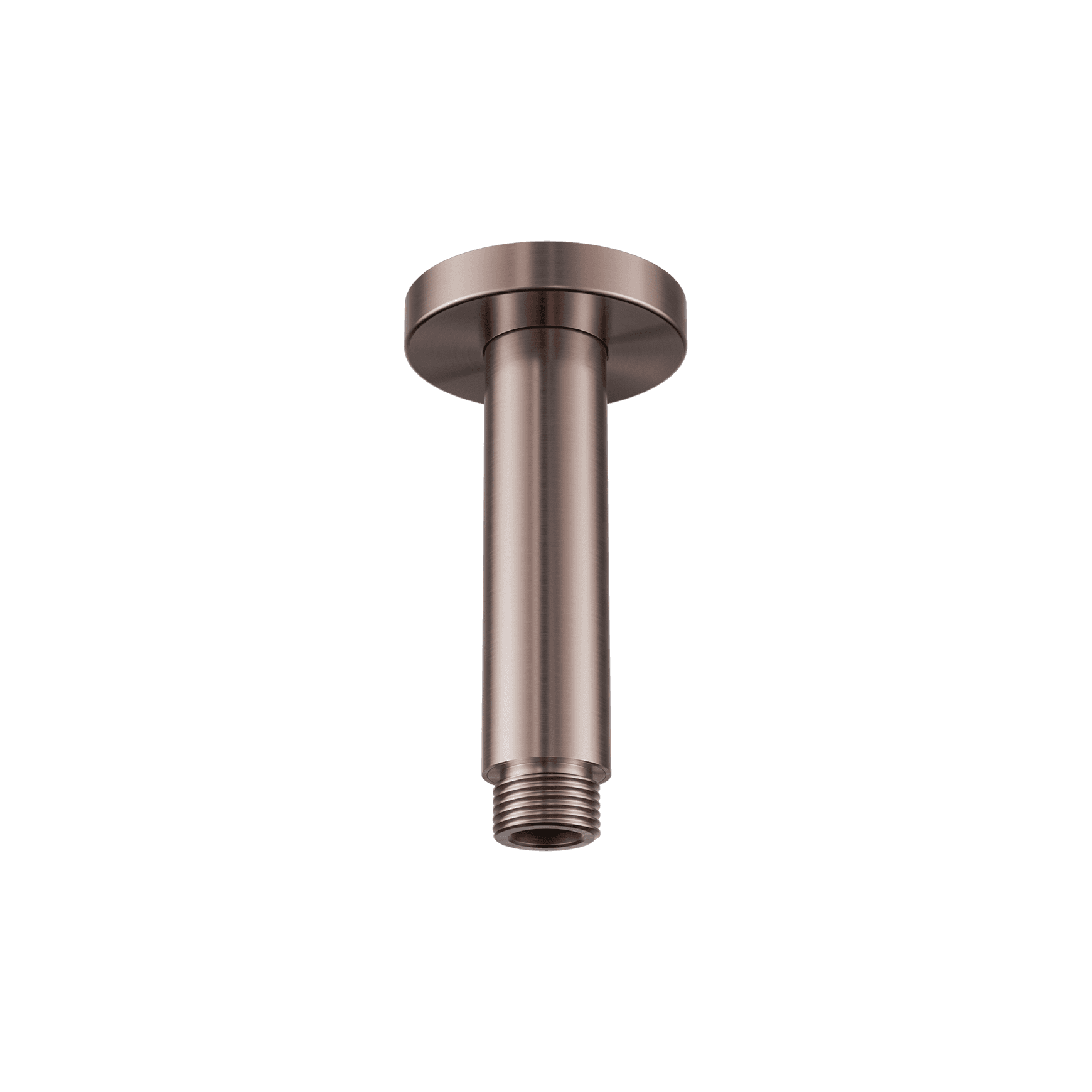 Round Ceiling Arm 100mm Length Brushed Bronze