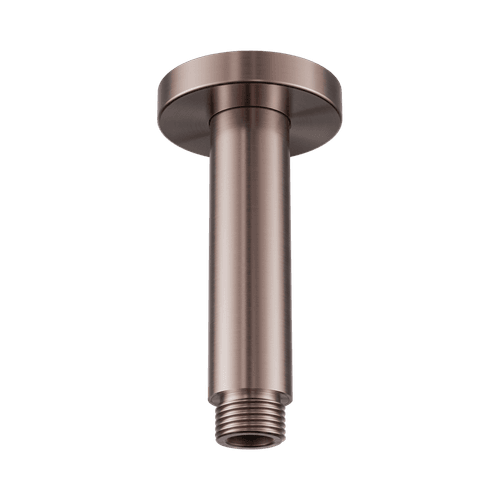 Round Ceiling Arm 100mm Length Brushed Bronze