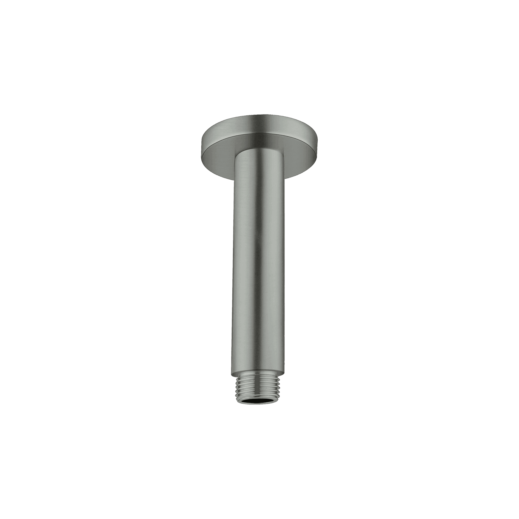 Round Ceiling Arm 100mm Length Gun Metal
