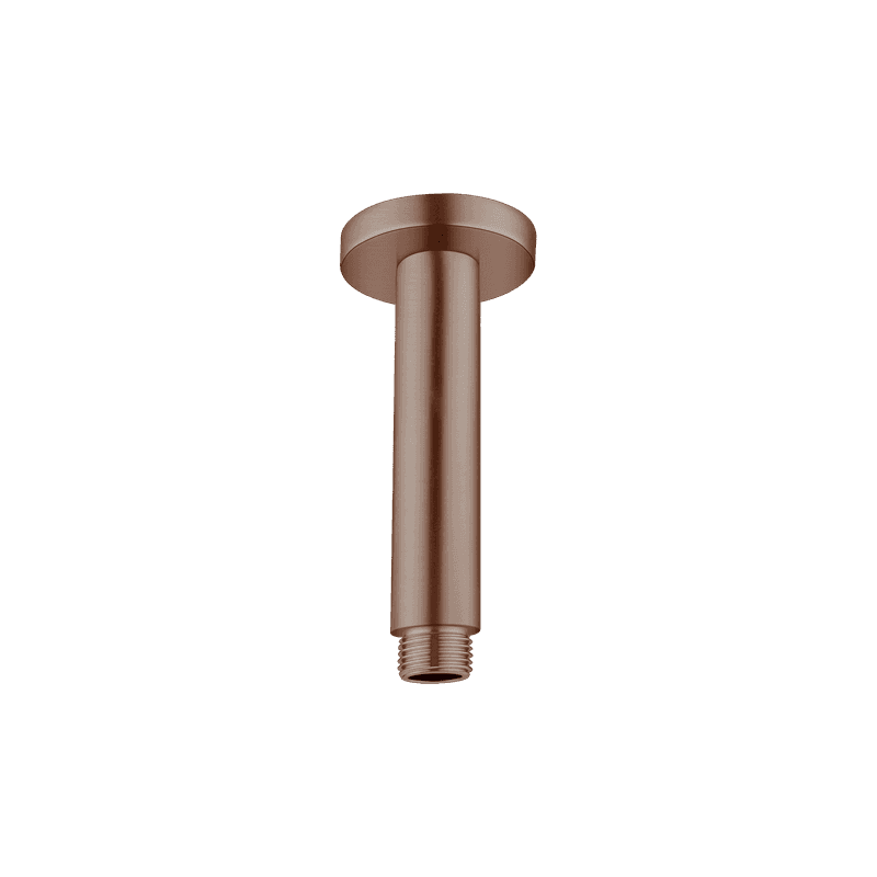 Round Ceiling Arm 150mm Length Brushed Bronze