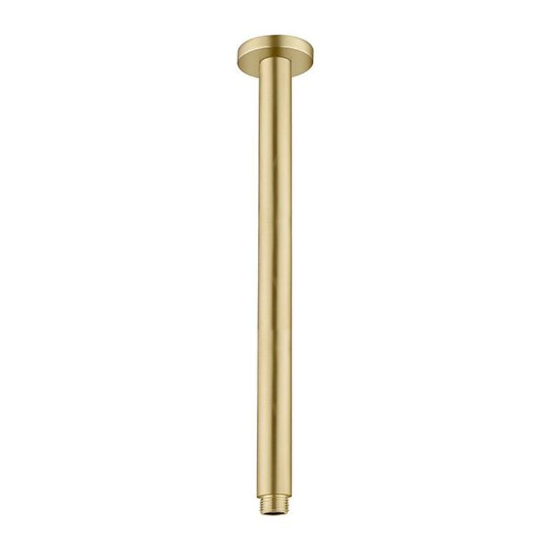 Round Ceiling Arm 300mm Length Brushed Gold