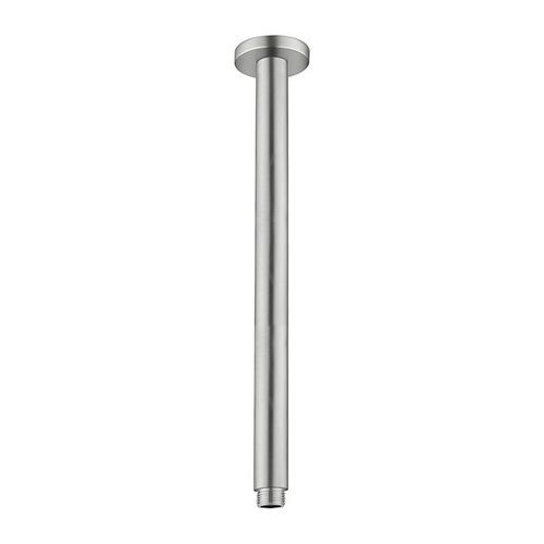 Round Ceiling Arm 300mm Length Brushed Nickel