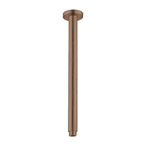 Round Ceiling Arm 300mm Length Brushed Bronze