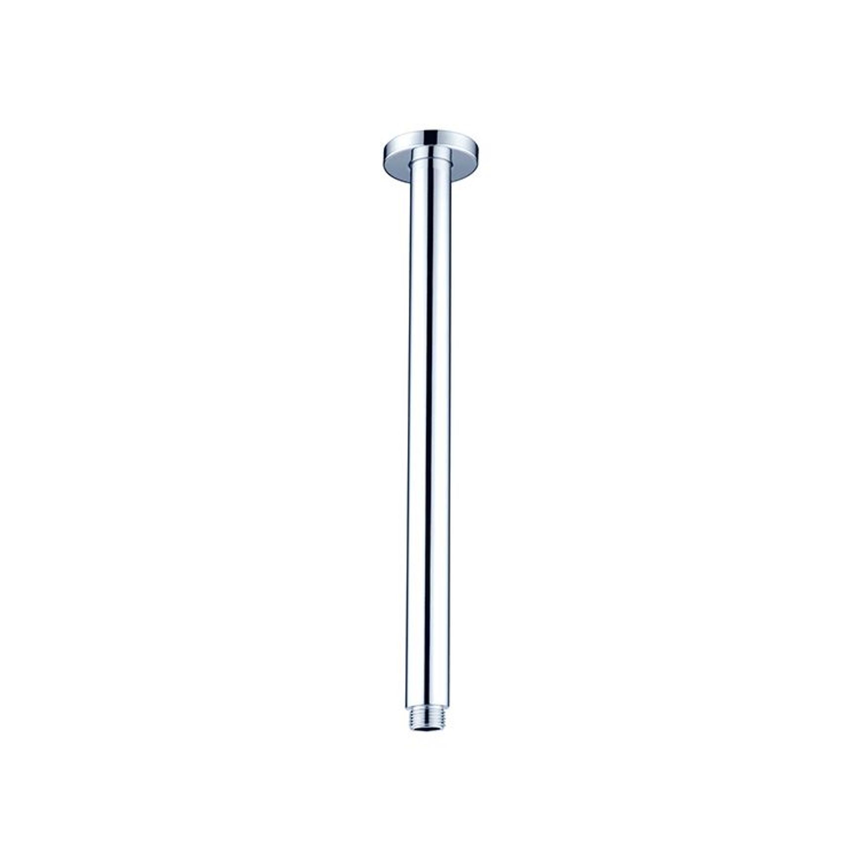 Round Ceiling Arm 450mm Length Chrome