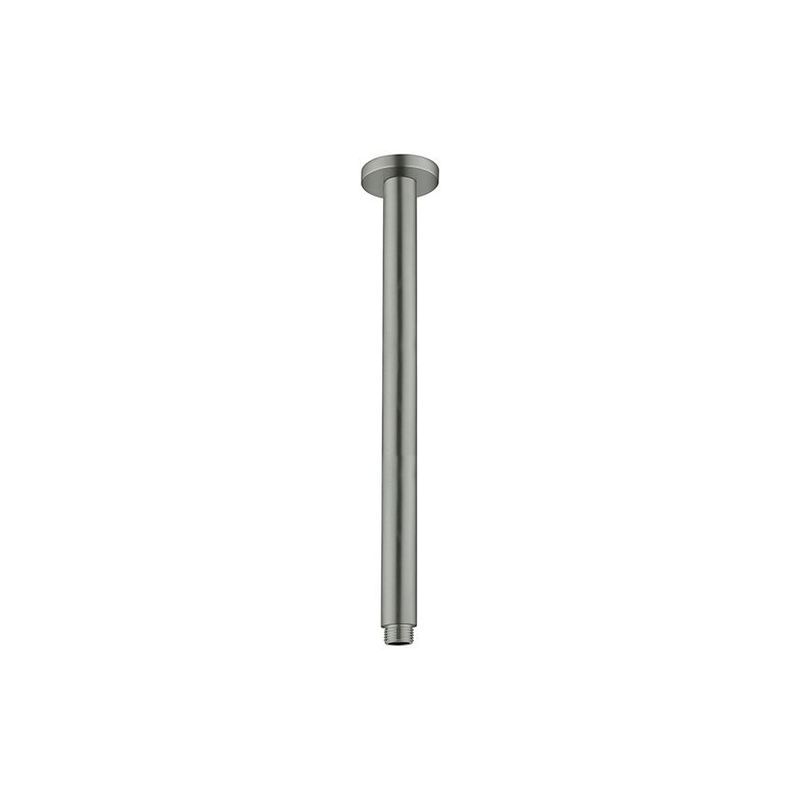 Round Ceiling Arm 300mm Length Gun Metal