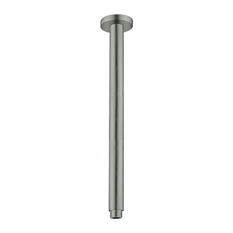 Round Ceiling Arm 300mm Length Gun Metal