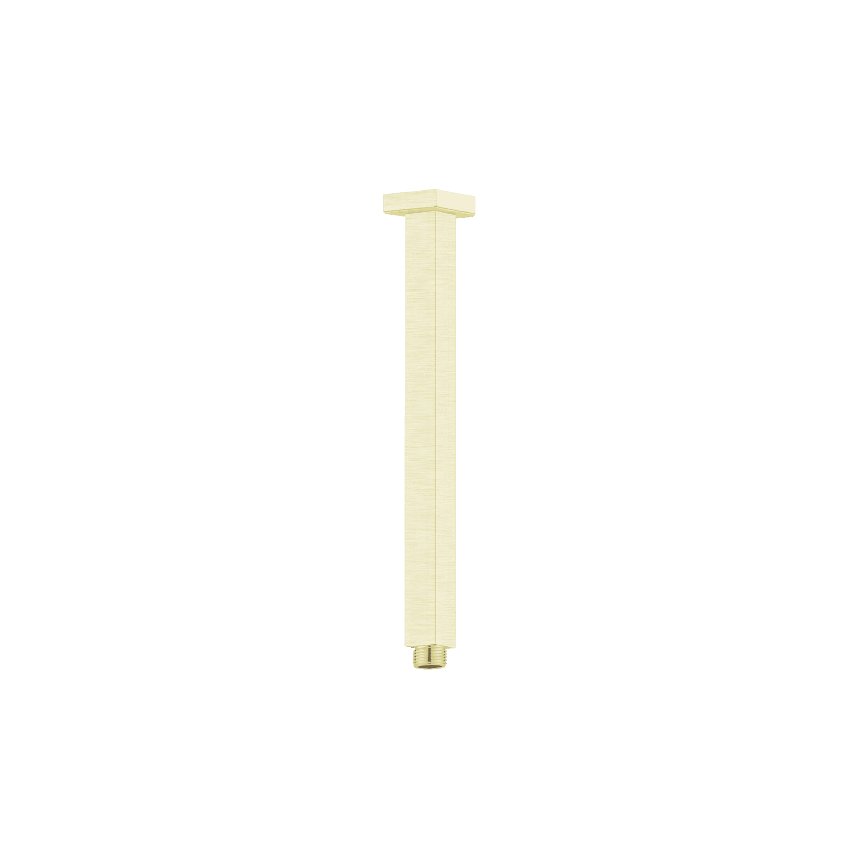 Square Ceiling Arm 300mm Length Brushed Gold
