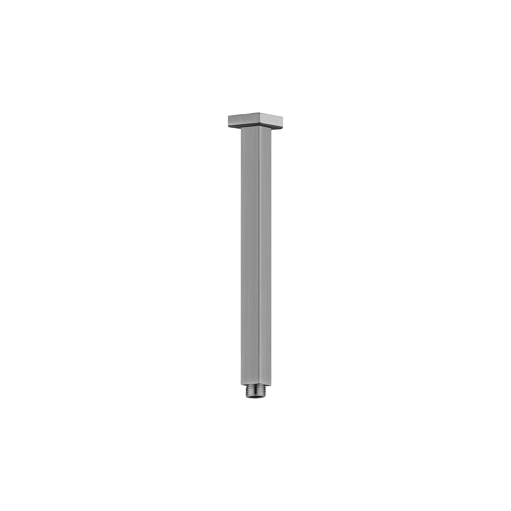 Square Ceiling Arm 300mm Length Gun Metal