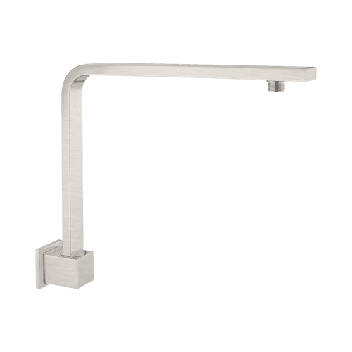 Square Swivel Shower Arm Brushed Nickel