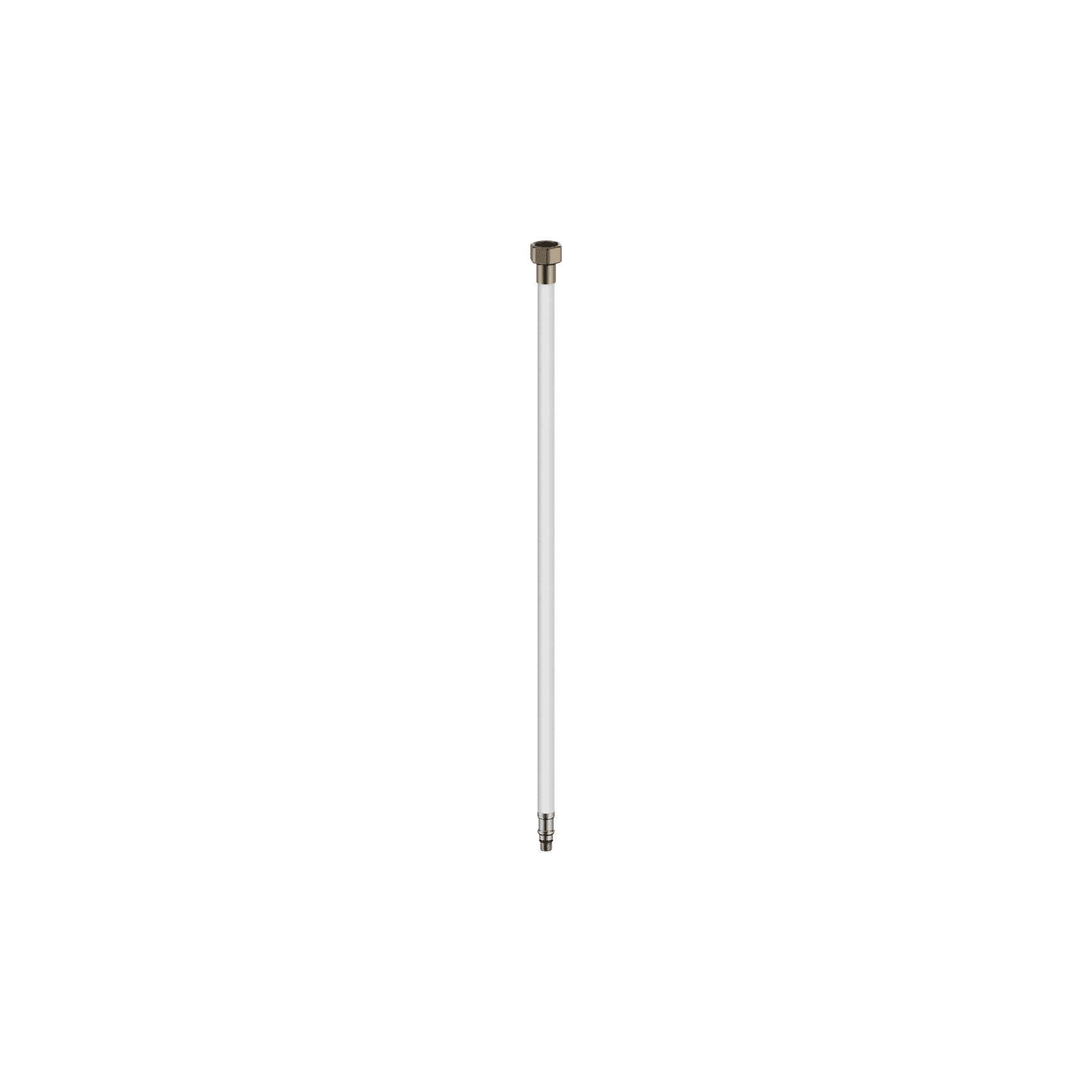 Premium Flexible Mixer Tap Hose Pair Brushed Bronze