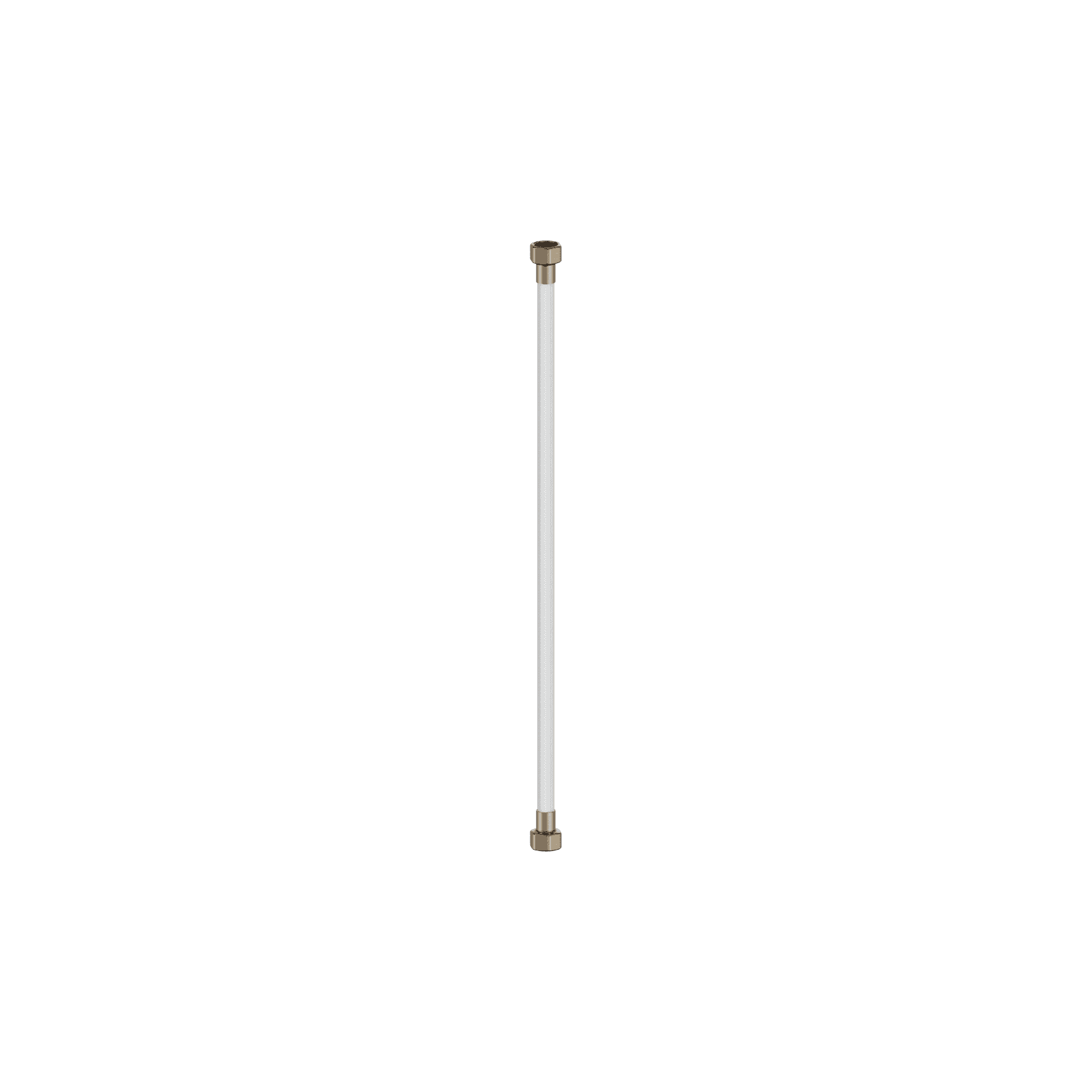 500mm Premium G1/2 Female Flixble Water  Connector Hose Brushed Bronze