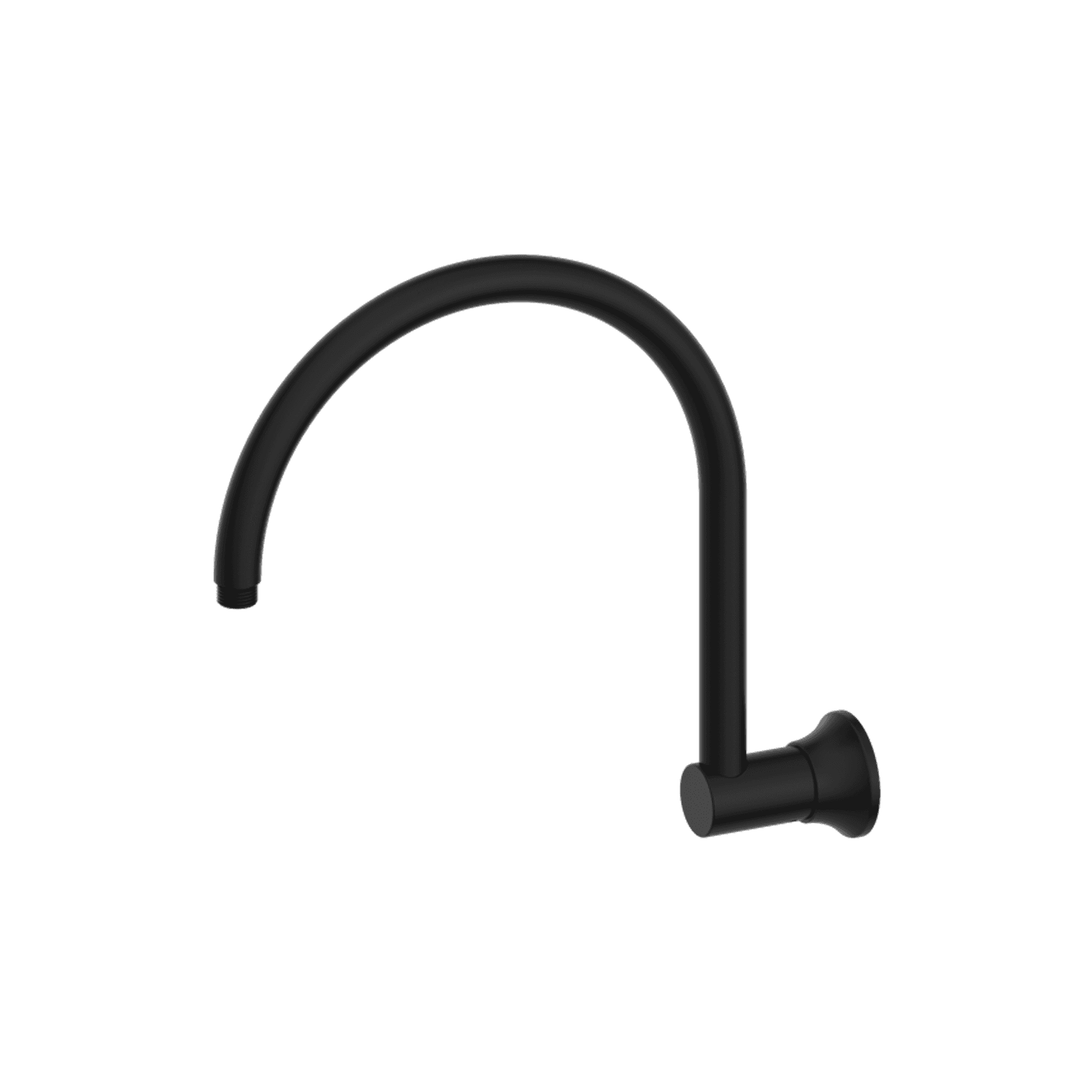 York Shower Arm Matte Black