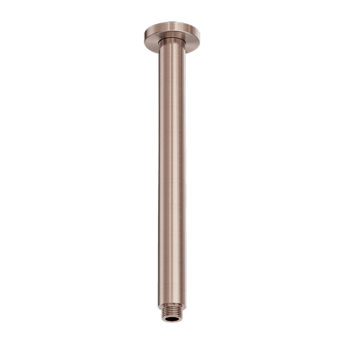 Zen SS316L Round Ceiling Arm 300mm Length | Brushed Bronze