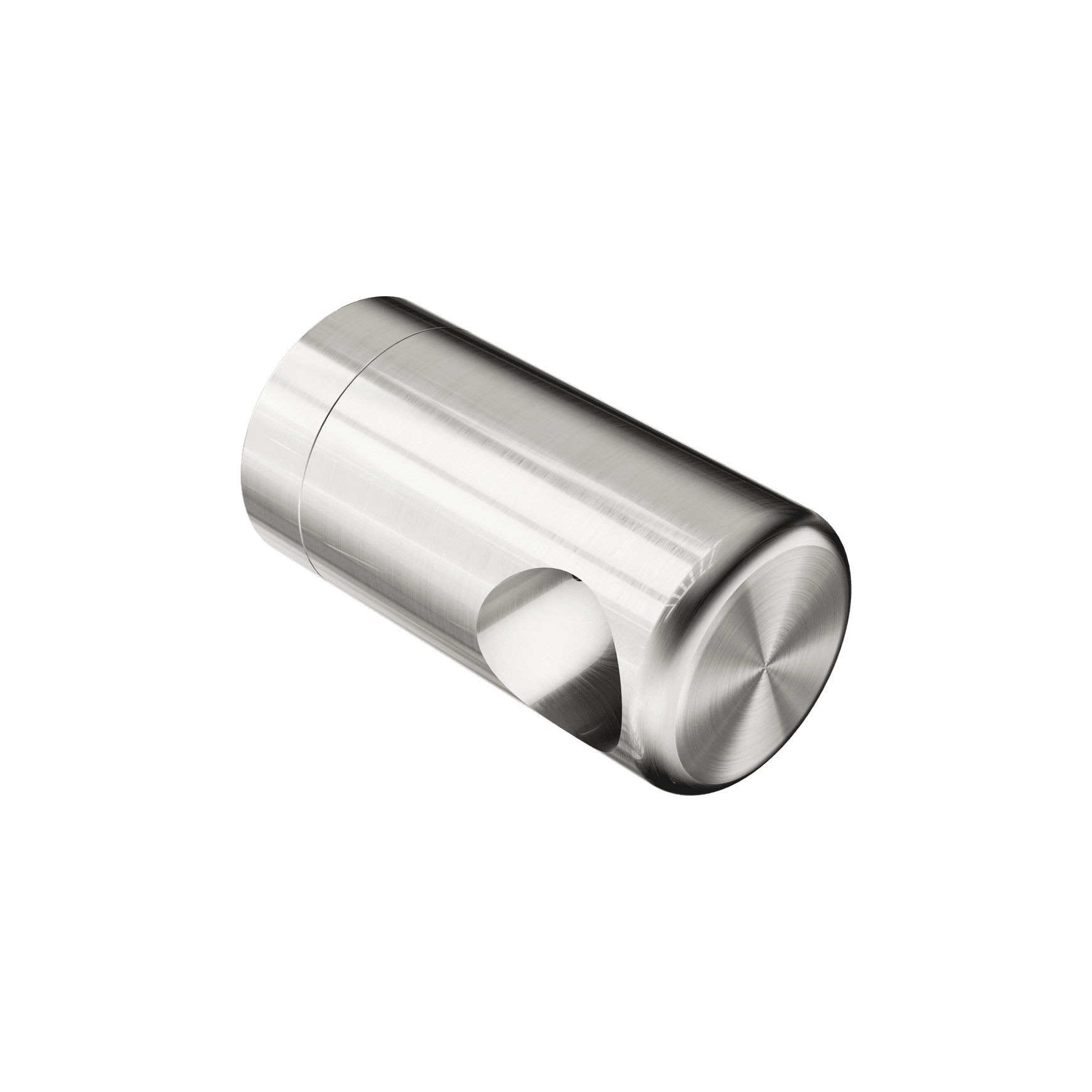 Mecca Care Make Your Own 25mm Grab Rail End Bracket Brushed Nickel