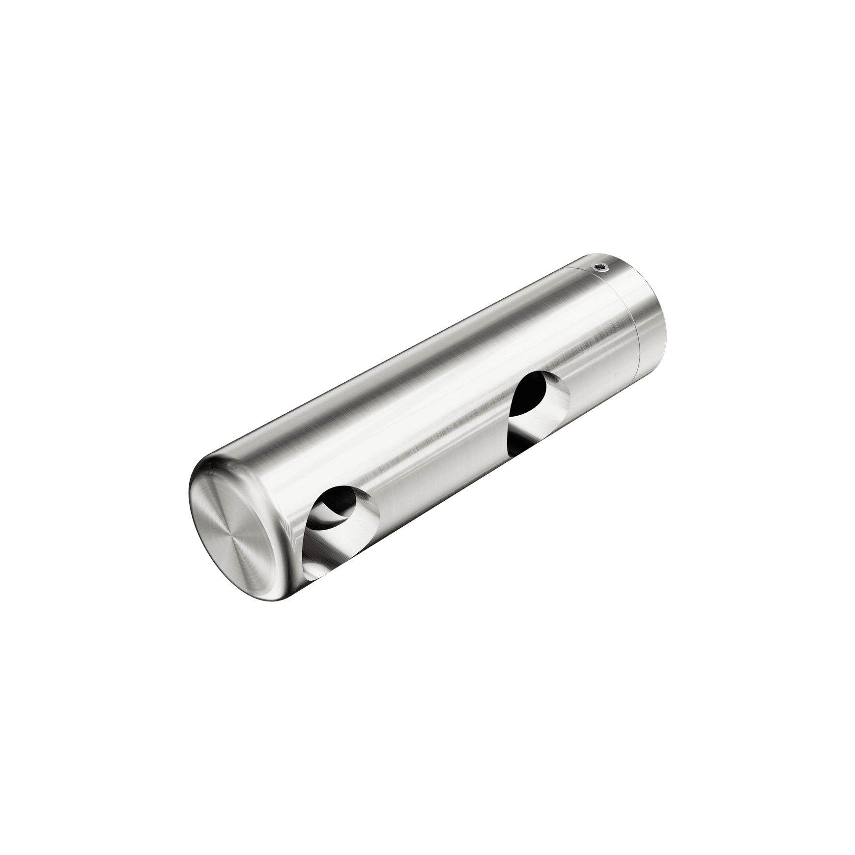 Mecca Care Make Your Own 25mm Grab Rail Double Towel Bracket Left Brushed Nickel