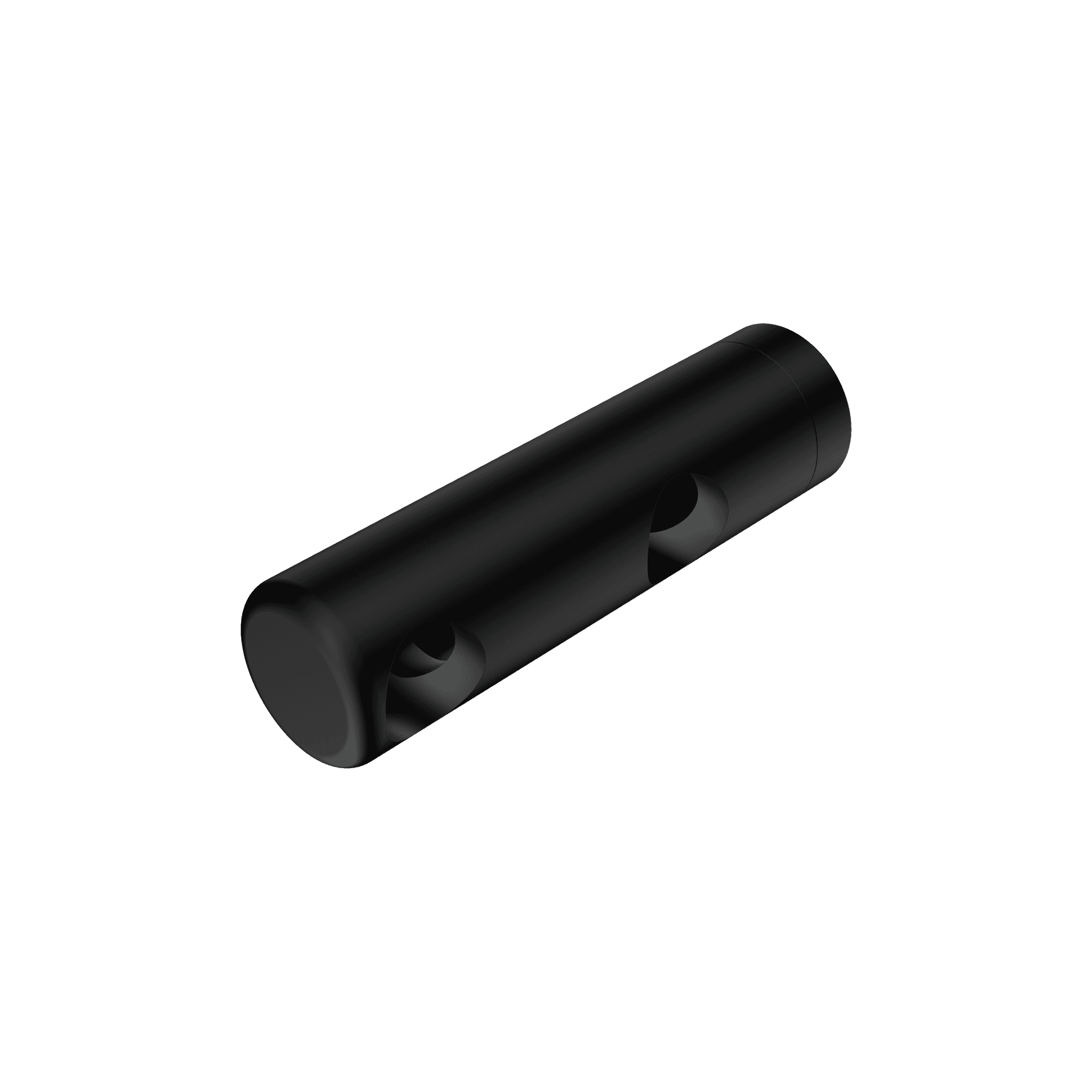 Mecca Care Make Your Own 25mm Grab Rail Double Towel Bracket Left Matte Black