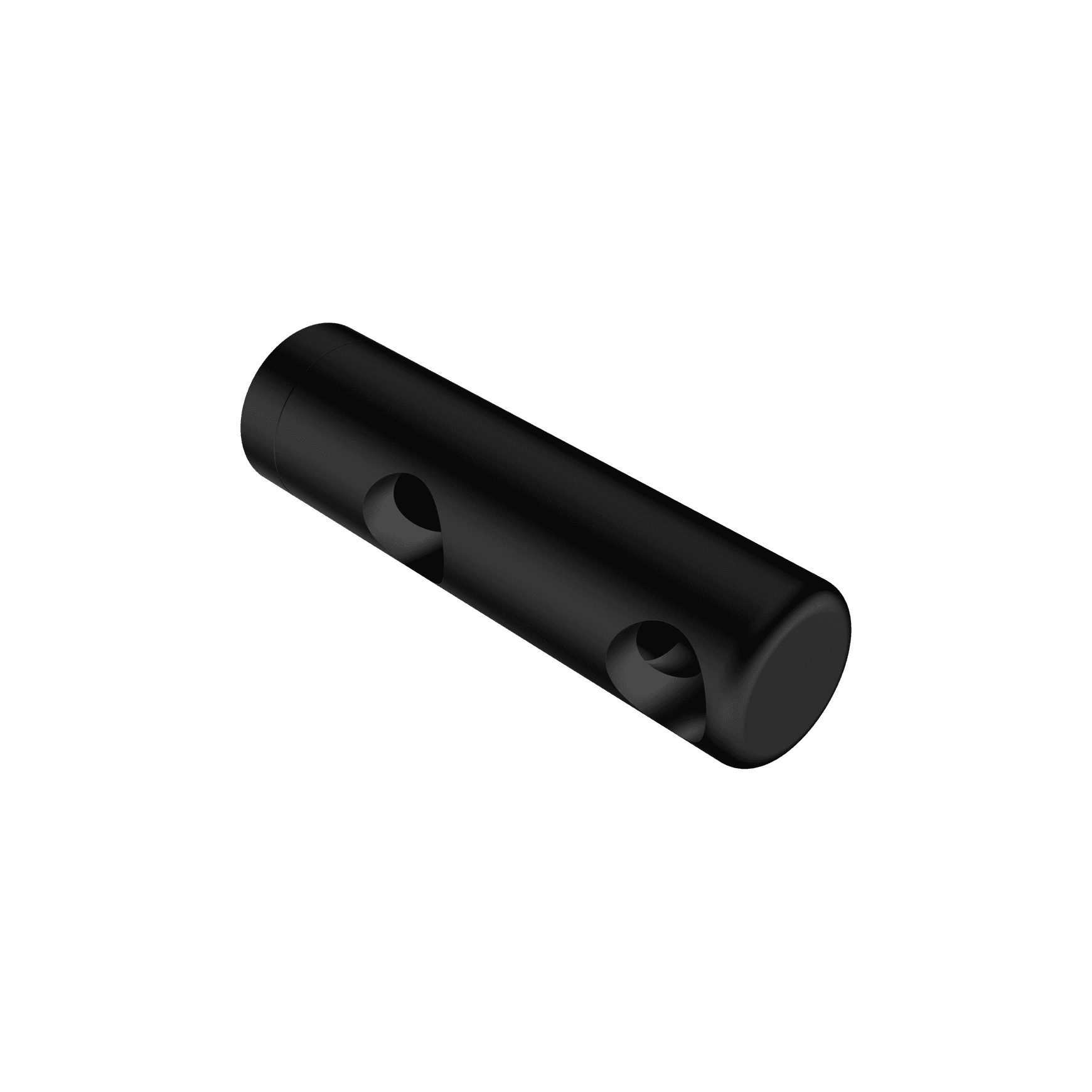 Mecca Care Make Your Own 25mm Grab Rail Double Towel Bracket Right Matte Black