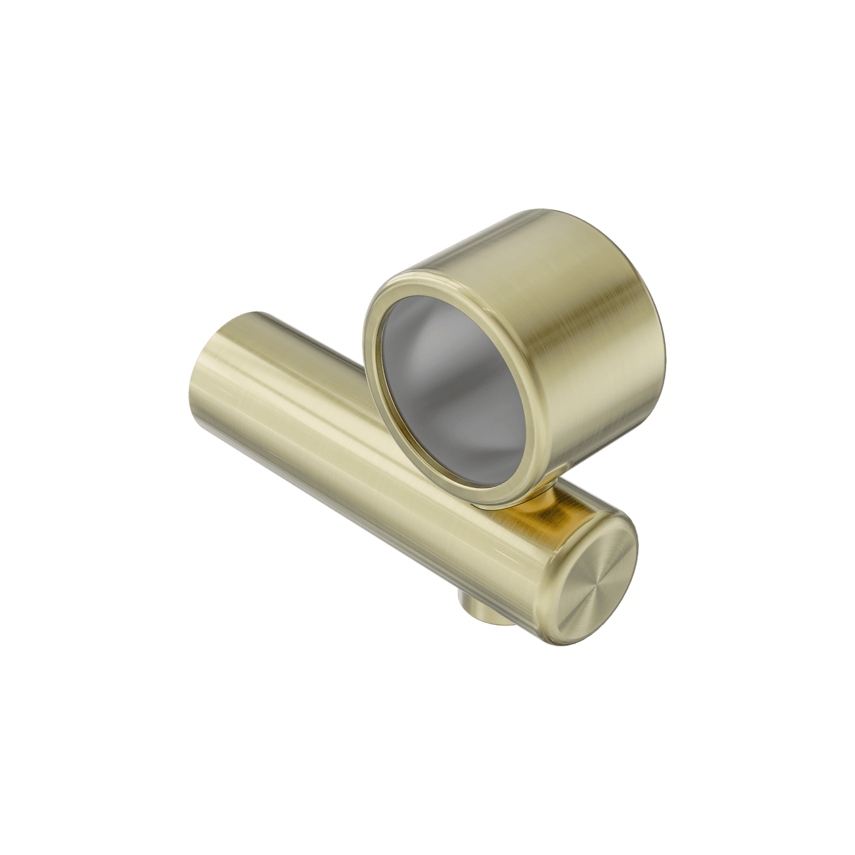 Mecca Care Make Your Own 32mm Hand Rail Undermount Mid Bracket Brushed Gold