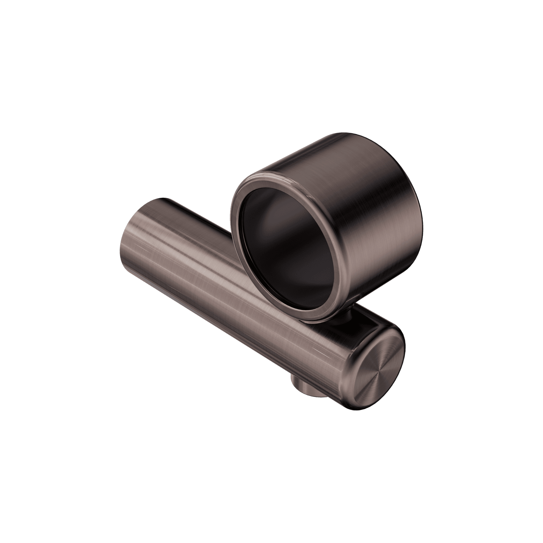 Mecca Care Make Your Own 32mm Hand Rail Undermount Mid Bracket Brushed Bronze
