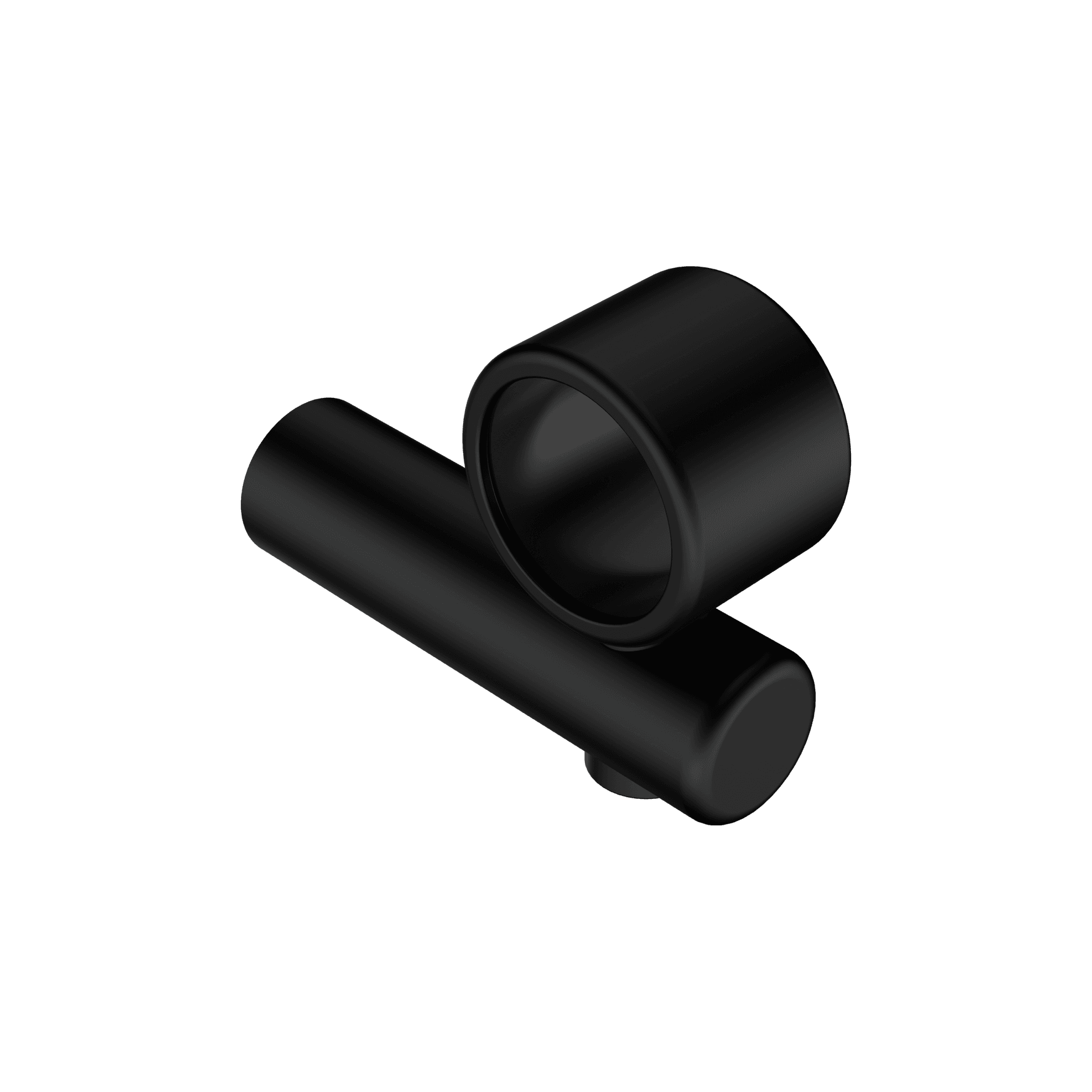 Mecca Care Make Your Own 32mm Hand Rail Undermount Mid Bracket Matte Black