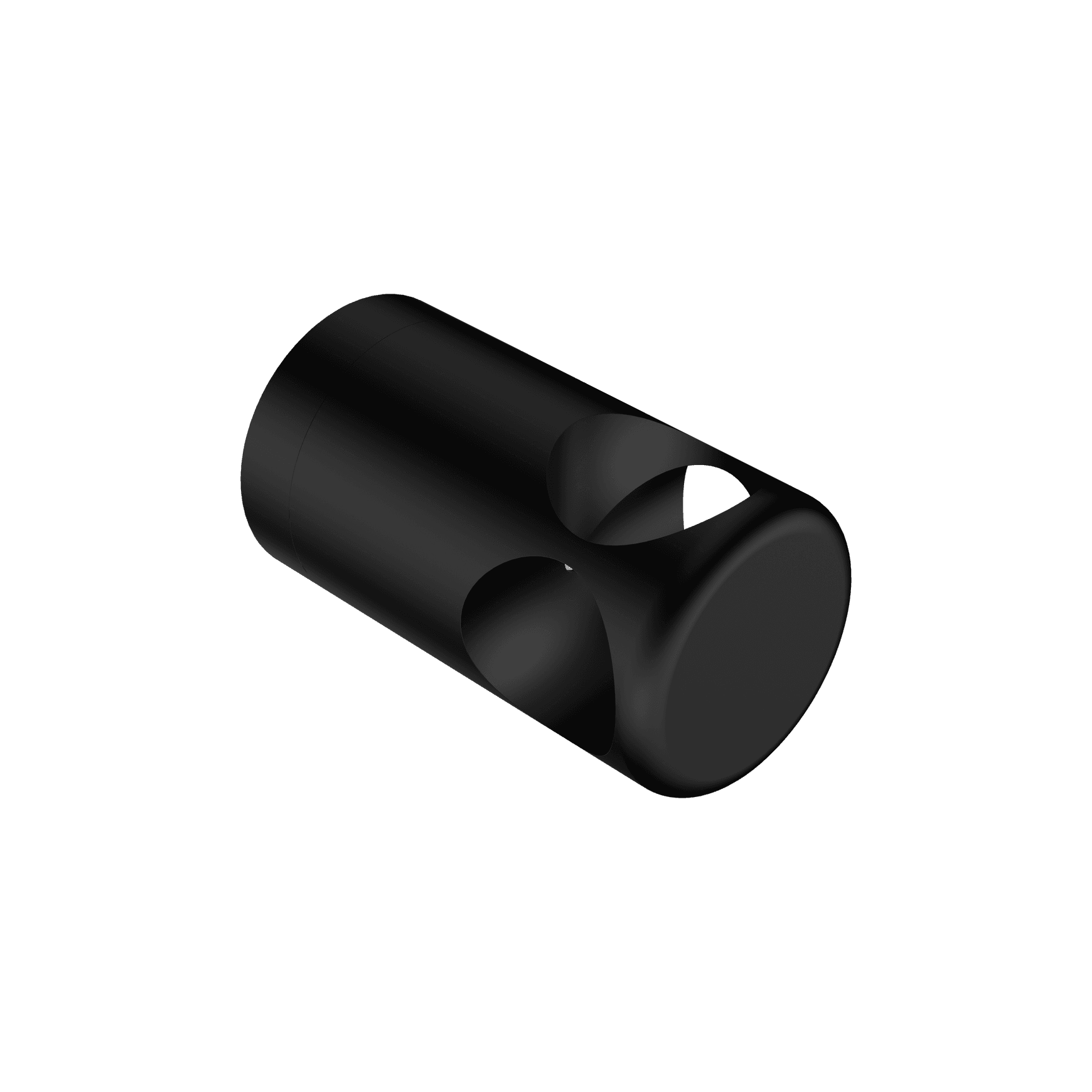 Mecca Care Make Your Own 32mm Grab Rail T Bar Bracket Matte Black