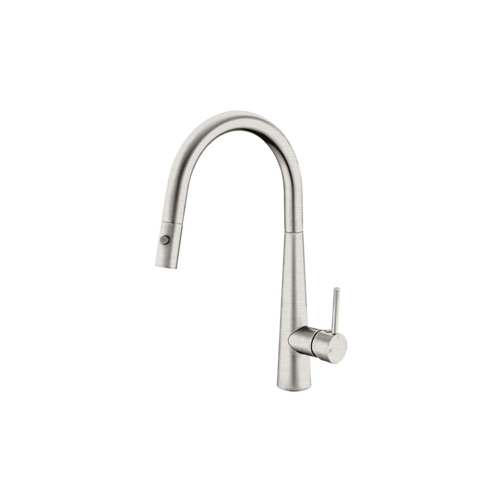 Dolce Pull Out Sink Mixer With Vegie Spray Function Brushed Nickel