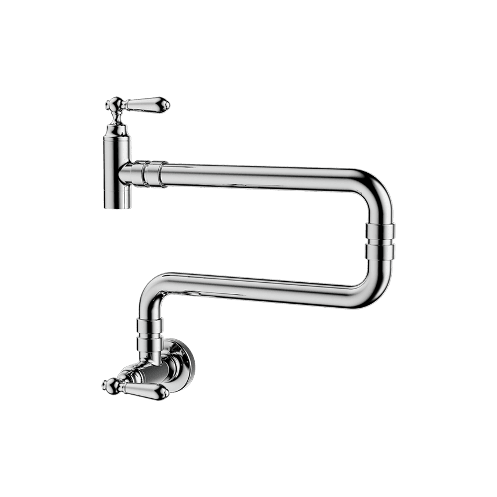 York Wall Mounted Pot Filler Chrome