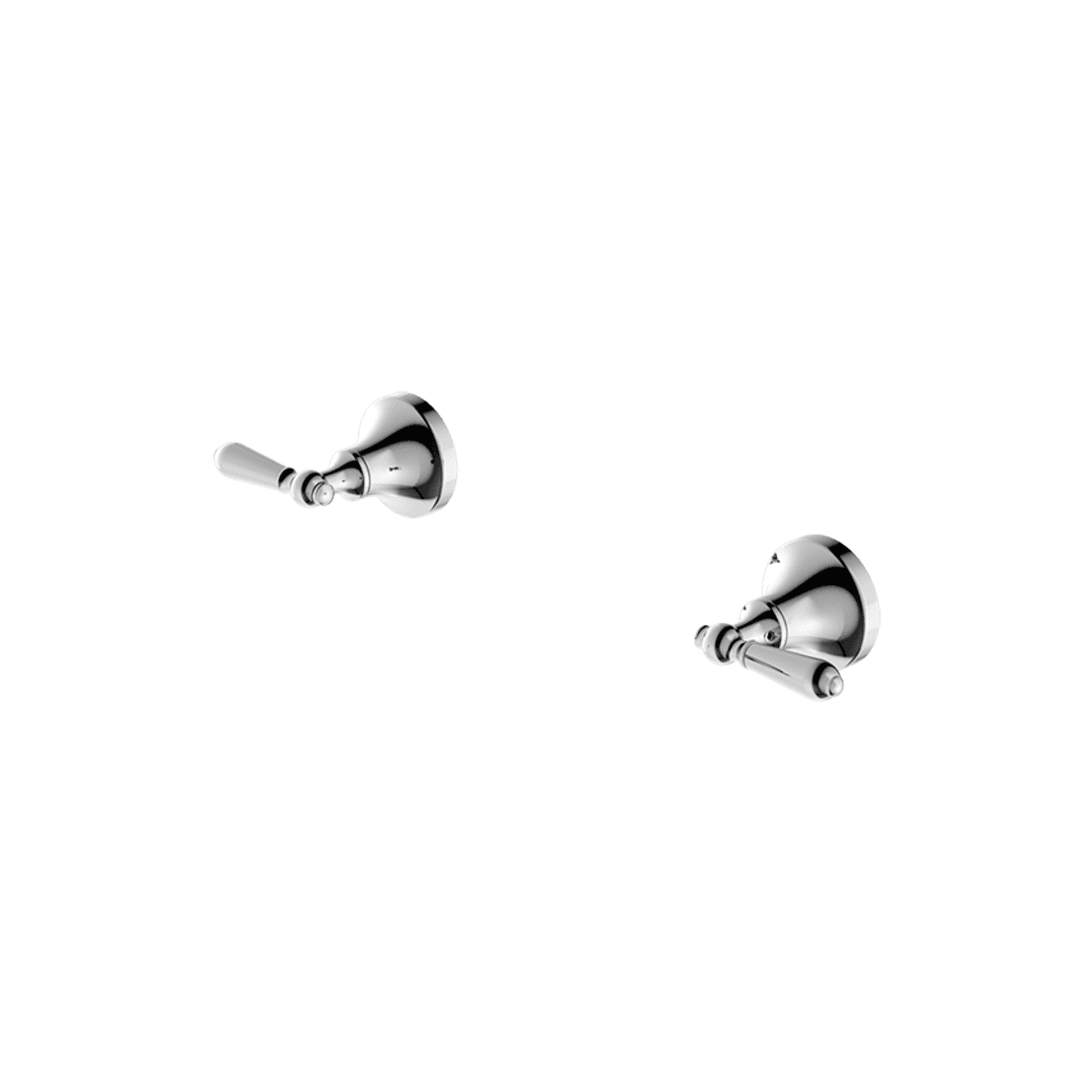 York Wall Top Assemblies With Metal Lever Chrome